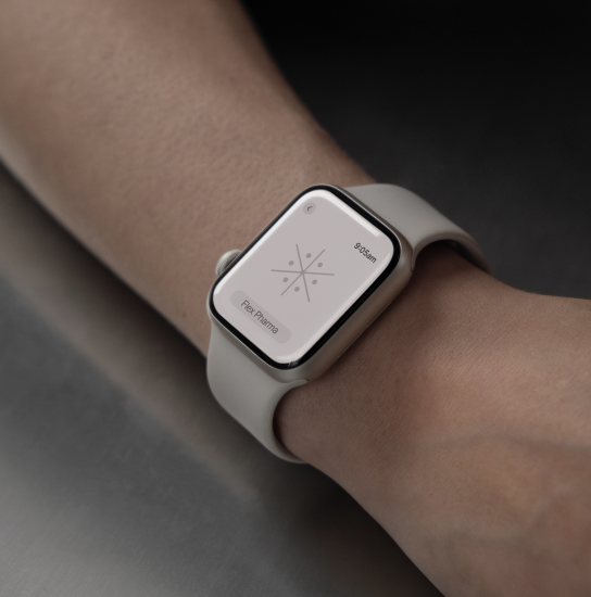 Flex Pharma branded smartwatch