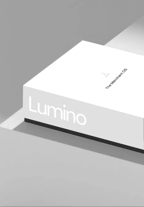 Lumino brand package mockup